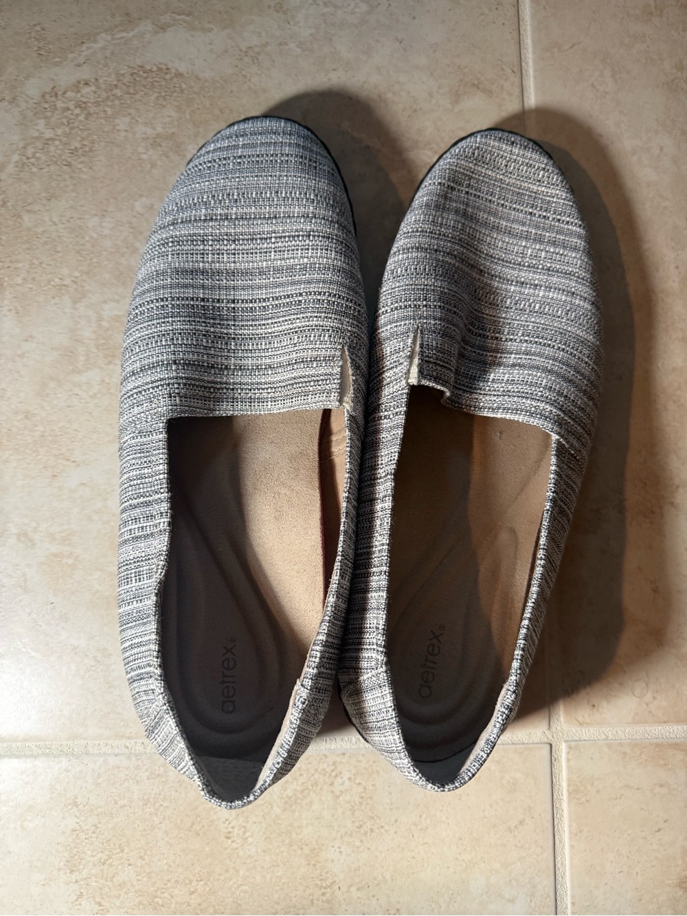Aertrex Casual Slip-On Shoes in Grey - Size 10